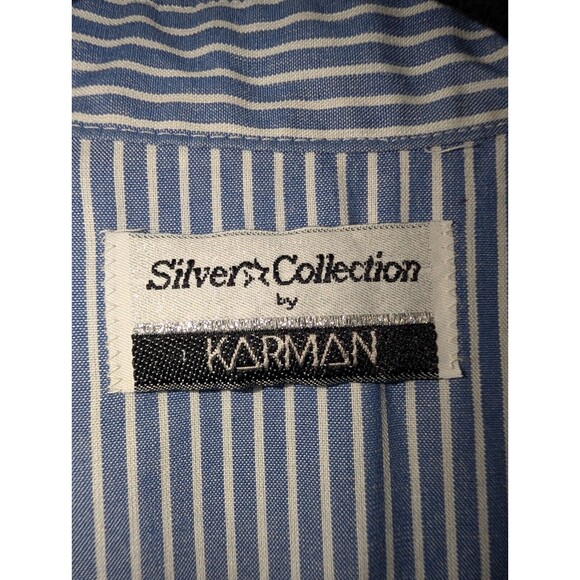 Vintage Silver Collection Karman 15 1/2 32 Extra Long Medium Western Cowboy - Picture 9 of 11